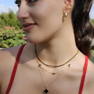 BRINCO DE ARGOLA TEXTURIZADA BANHADO A OURO