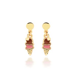 CONJUNTO SORVETE  BANHADO A OURO 18k