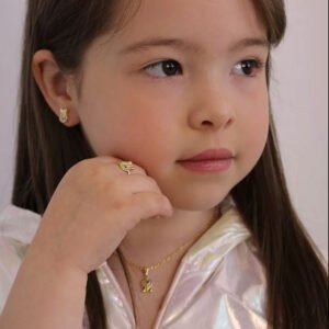 CONJUNTO BALÃO  BANHADO A OURO 18K