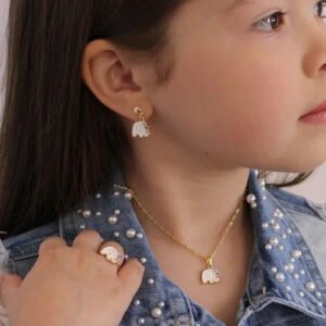 PULSEIRA ELEFANTE BANHADO A OURO 18k